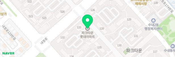 분당파크타운아파트 128동 지도 이미지