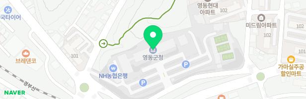 영동어린이집 놀이터 지도 이미지