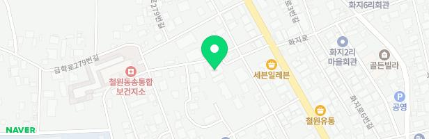 철원어린이집 놀이터 지도 이미지