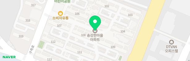 송강한마을아파트 115동 놀이터 지도 이미지