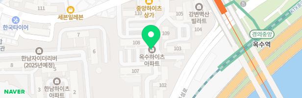 옥수하이츠아파트107동앞놀이터 지도 이미지