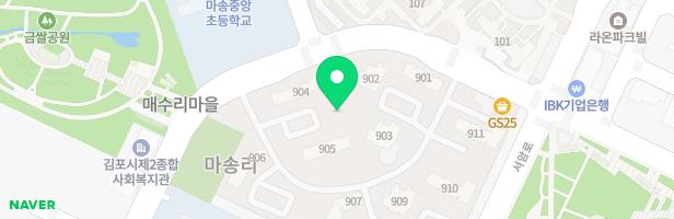 김포마송주공아파트 어린이놀이터2(905동) 지도 이미지