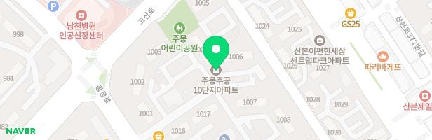 주몽1차 아파트 어린이놀이터3 지도 이미지