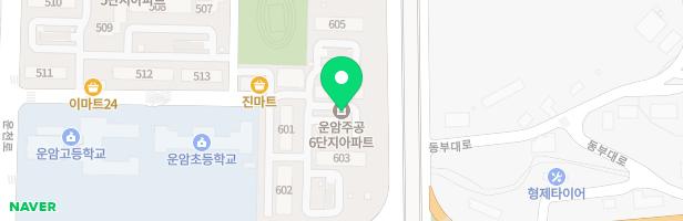 운암6단지 놀이터1 지도 이미지