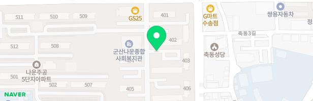 나운 주공4단지아파트 406동앞놀이터 지도 이미지