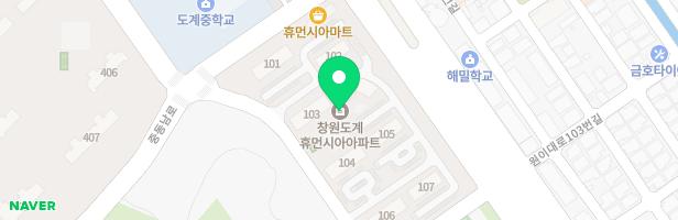 도계휴먼시아 아파트 유아놀이터 지도 이미지