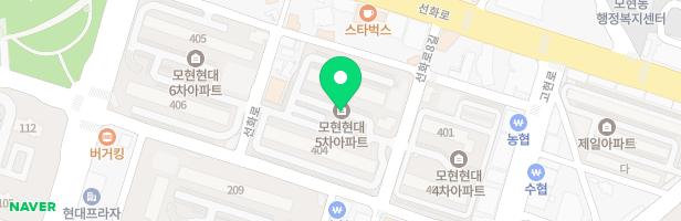 모현5차현대아파트놀이터 지도 이미지