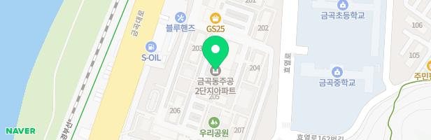 금곡주공아파트2단지 204동앞 놀이터2 지도 이미지