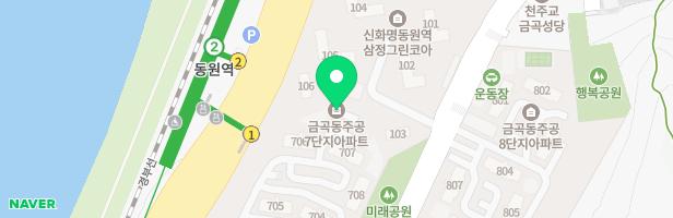 금곡주공아파트7단지 706동앞 놀이터3 지도 이미지