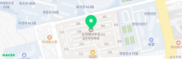 매곡주공2단지 아파트 놀이터 지도 이미지