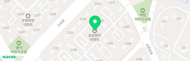 삼성장미 아파트 1132동 어린이 놀이터 지도 이미지