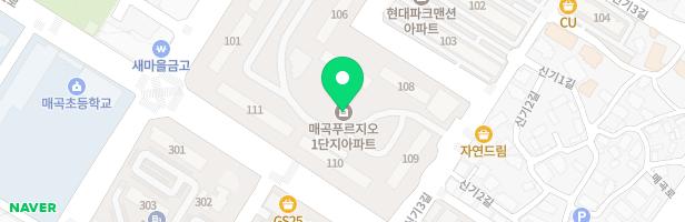 매곡푸르지오 1단지 107동 놀이터 지도 이미지