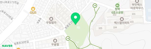 청룡어린이공원 놀이터 지도 이미지