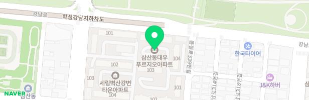 삼산푸르지오아파트 102동 어린이놀이시설 지도 이미지