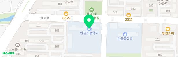 탄금초등학교 운동장 놀이터 지도 이미지