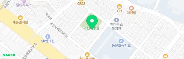 동운어린이집 놀이터 지도 이미지