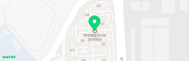 서부패밀리2차아파트 207동 놀이터 지도 이미지