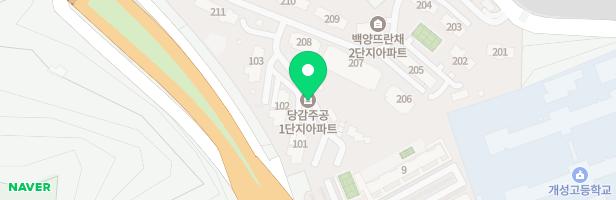 당감주공1단지 103동뒤 놀이터 지도 이미지