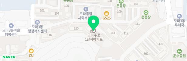 모라주공1단지 103동앞 놀이터 지도 이미지
