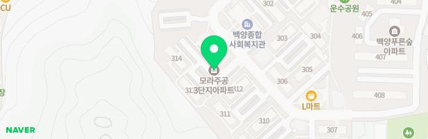 모라주공3단지 307동옆 놀이터 지도 이미지