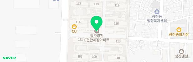 광천 대림 e-편한세상 123동 앞 놀이터 지도 이미지