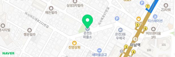 미남공원 놀이터 지도 이미지