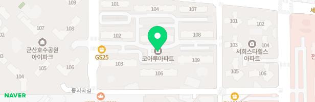 은파코아루아파트 지도 이미지