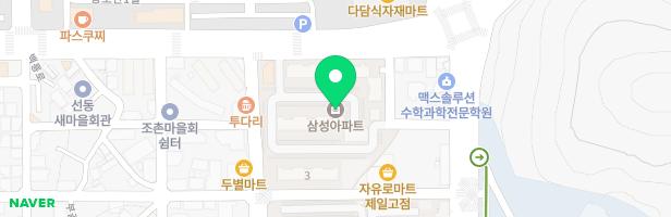 조촌삼성아파트 지도 이미지