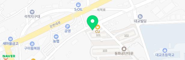 동화공단타운 104동 옆 놀이터 지도 이미지