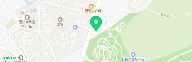 항동어린이집 실외놀이터 지도 이미지
