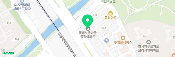 꽃뫼노을풍림아파트 놀이터 지도 이미지