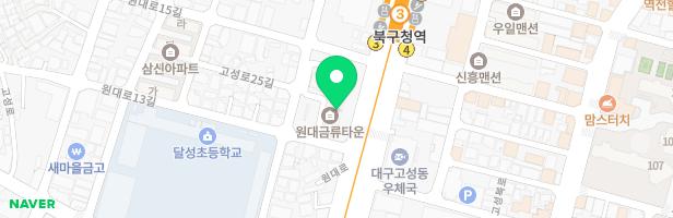 원대금류타운 어린이놀이시설 지도 이미지