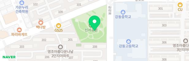 신서근린공원 물놀이장 지도 이미지