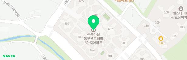 동부센트레빌6블럭아파트 603동 놀이터 지도 이미지
