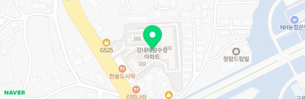 태암수정아파트내 놀이터 지도 이미지