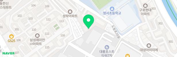 우민늘푸른아파트 놀이터 지도 이미지