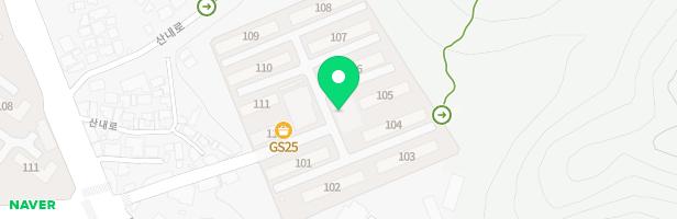 산내주공아파트 놀이터 지도 이미지