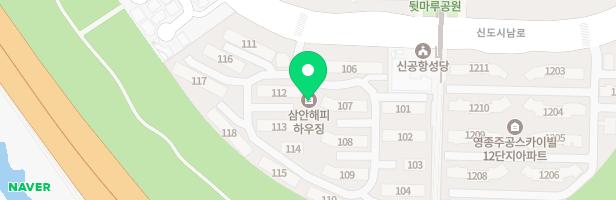 삼안해피하우징아파트 110동앞 놀이터 지도 이미지