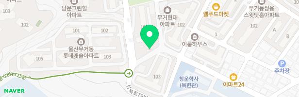 무거현대아파트 102동 어린이놀이시설 지도 이미지
