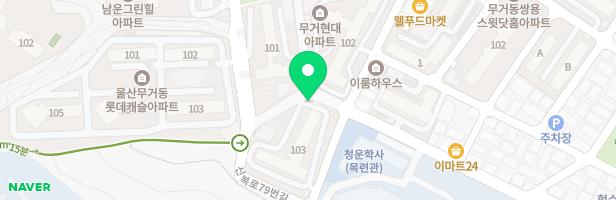 무거현대아파트 103동 어린이놀이시설 지도 이미지
