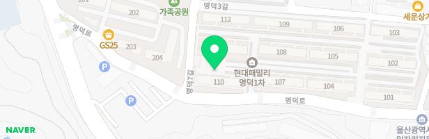 현대패밀리명덕1차 어린이 놀이터 지도 이미지