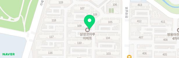 천곡코아루 2차아파트1 지도 이미지