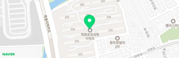 효성삼환아파트 109동 놀이터 지도 이미지