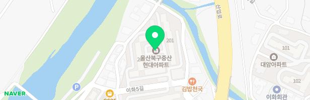 중산현대 아파트 어린이놀이시설 지도 이미지