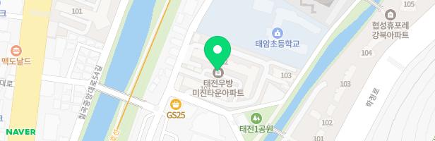 우방미진타운 어린이놀이터 지도 이미지
