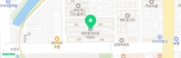 태전중석타운 어린이놀이터 지도 이미지