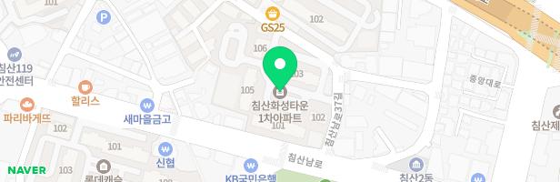 침산1차화성타운 놀이시설 지도 이미지