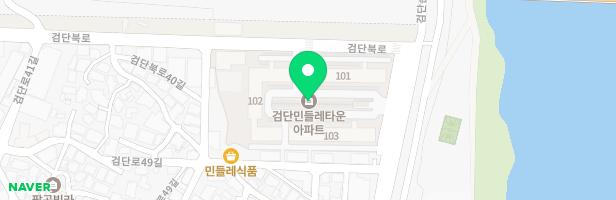 민들레타운(대)놀이터 지도 이미지