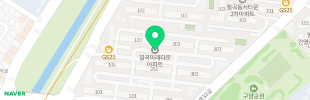 칠곡미래타운 101동 놀이시설 지도 이미지