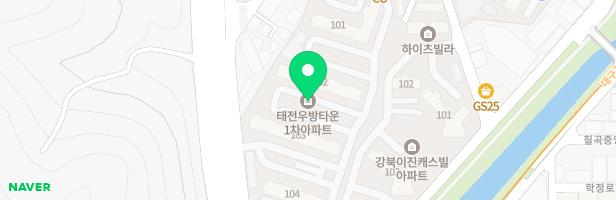 태전우방타운 105동 놀이터 지도 이미지